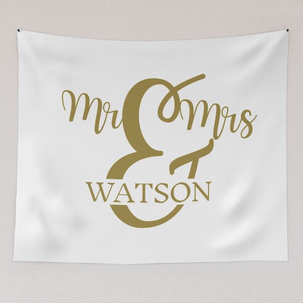 Item preview, Mr & MRS WATSON | Gift ideas designed and sold by yourscotborders.