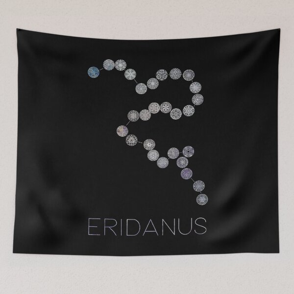 Item preview, Eridanus Constellation Mandalas designed and sold by MetaPhyStore.