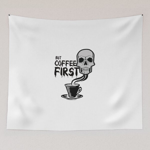 Item preview, But Coffee First - Halloween Edition designed and sold by MugHive.