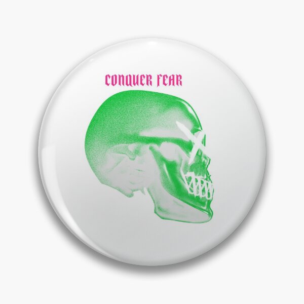 Item preview, Green Skull Head, Conquer Fear. designed and sold by tepalistings.