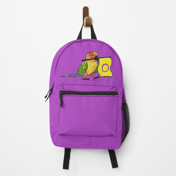 Item preview, Pride parrots - intersex sun conure designed and sold by RossMakesArt.