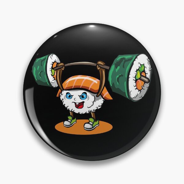 Item preview, Sushi Workout Kawaii Japanese Maki Nigiri Design designed and sold by Basti09.