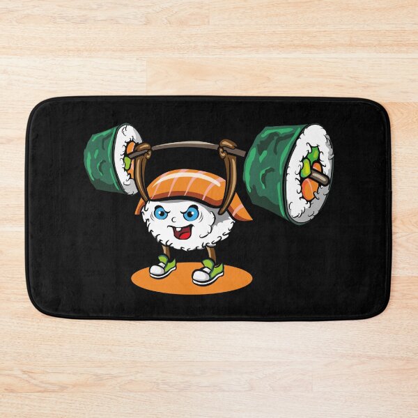 Item preview, Sushi Workout Kawaii Japanese Maki Nigiri Design designed and sold by Basti09.