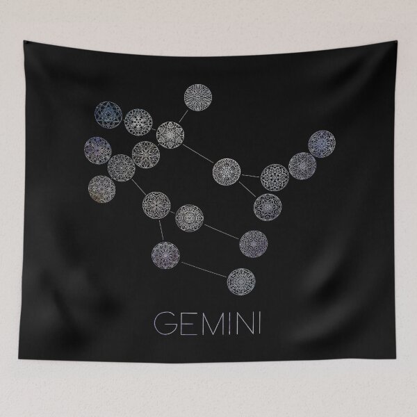 Item preview, Gemini Constellation Mandalas designed and sold by MetaPhyStore.