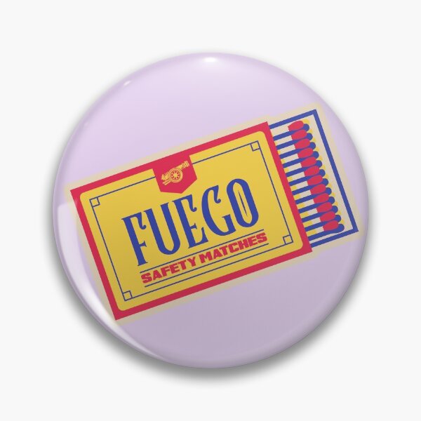 Item preview, 3D fuego safety matches- cute matchbox,matchstick, set fire,hot, retro matchbox twenty, matchbox 20, retro, 90s, music, vintage, 00s music, black magic woman, designed and sold by fitpress.