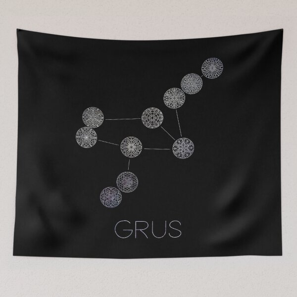 Item preview, Grus Constellation Mandalas designed and sold by MetaPhyStore.