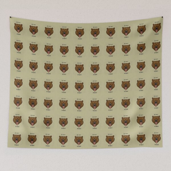 Item preview, Do Not Poke (the bear) designed and sold by tepalistings.