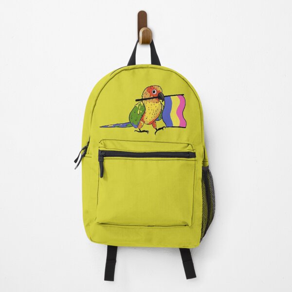 Item preview, Pride parrots - pansexual sun conure designed and sold by RossMakesArt.
