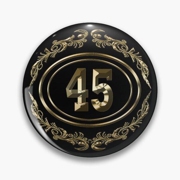Item preview,  45th Birthday  Gold GIFT Men Women - Vintage t shirt Severel color designed and sold by Galina Kostyaeva.