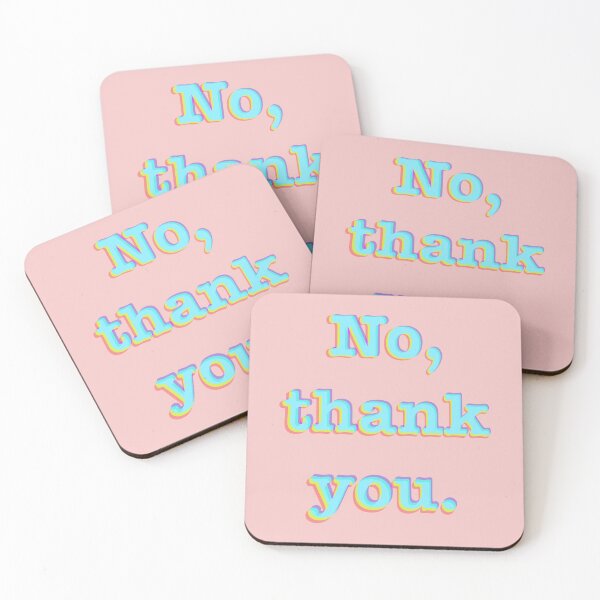 Item preview, No, thank you. designed and sold by NakakiArt.