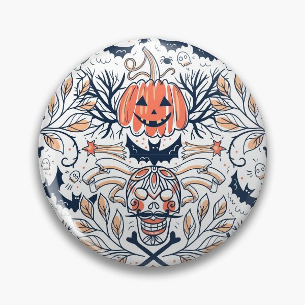 Item preview, Fun Halloween Pattern Skull, Pumpkin, Bat  designed and sold by MADINKSHOP.