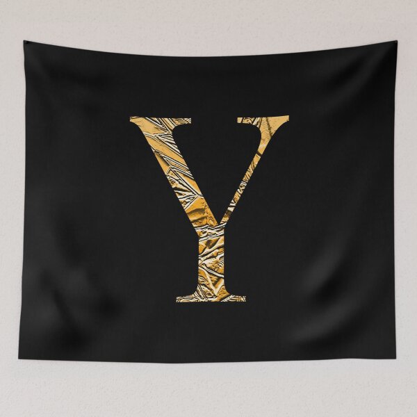 Item preview, Letter Y Gold Premium Luxury Alphabet Greek Upsilon designed and sold by Sour Soul.