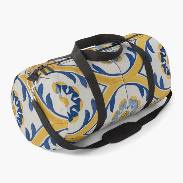 Item preview, Painted Patterns - Azulejo Tiles in Blue and Yellow - Horizontal Variant designed and sold by Georgia Mizuleva.