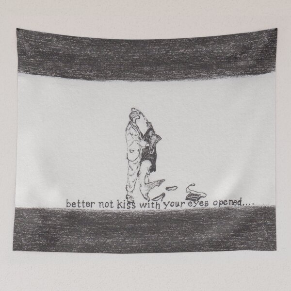 Item preview, better not kiss with your eyes opened designed and sold by kalasworks.