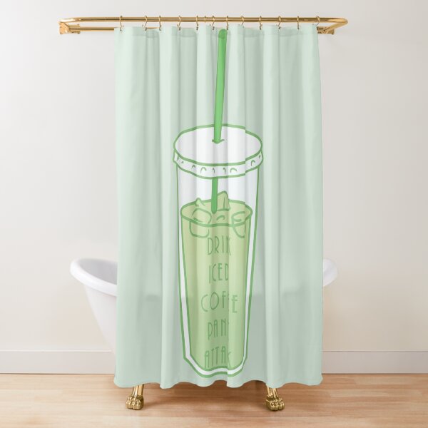 Cute Green Frog Shower Curtain