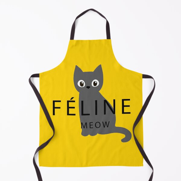 Item preview, Féline meow yellow designed and sold by Wanderlust40.
