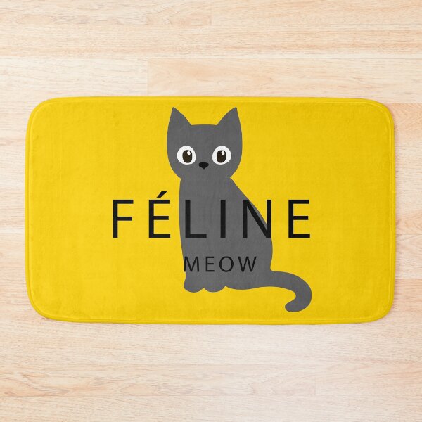 Item preview, Féline meow yellow designed and sold by Wanderlust40.