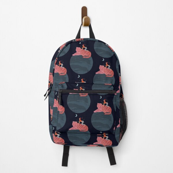 Item preview, Pink Tiger & Yoga Girl with Tattoo designed and sold by Sadhana Design Studio.