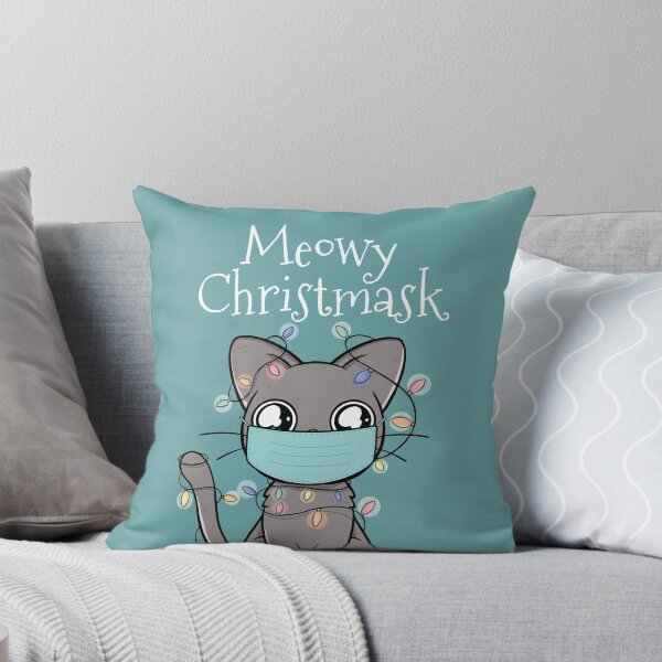 Item preview, Meowy Christmask Cute Christmas Cat designed and sold by CrystalCrush.