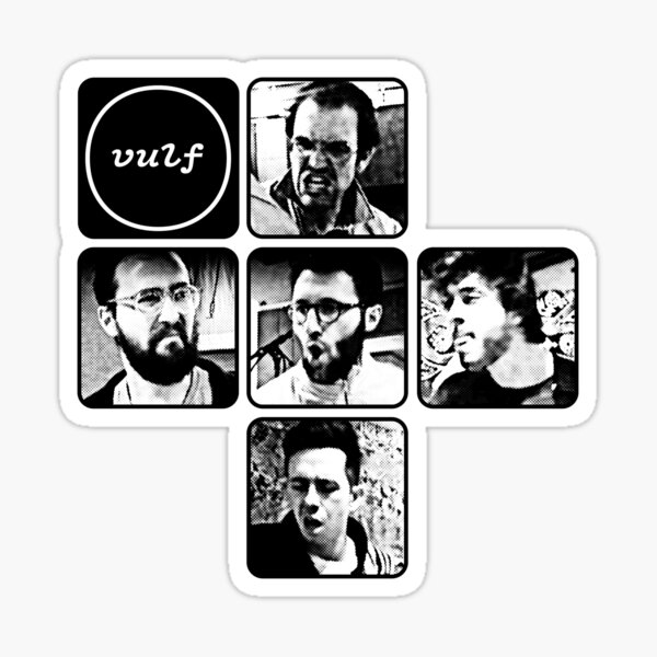 Vulfpeck: Dean Town Funk-Face Sticker