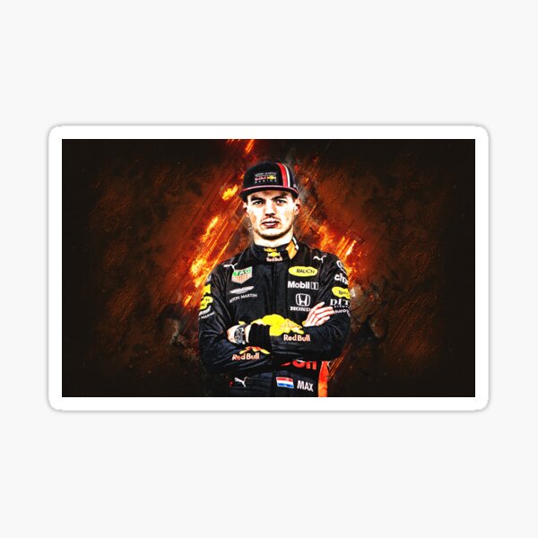 Max Verstappen Sticker For Sale By Mcache Redbubble