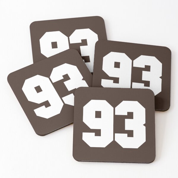 Item preview, 93 Number Cleveland Sports Ninety-Three Brown Jersey designed and sold by HelloFromAja.