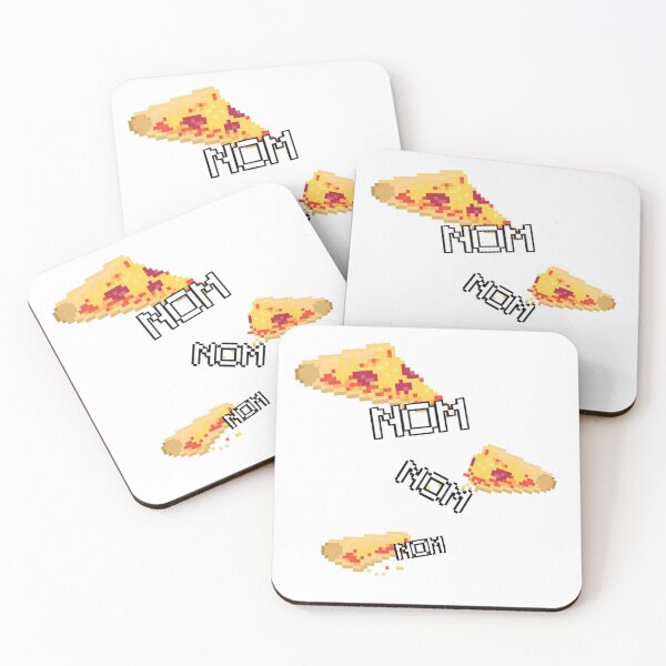 Item preview, NOM Pizza Pixel Art designed and sold by aloetech.