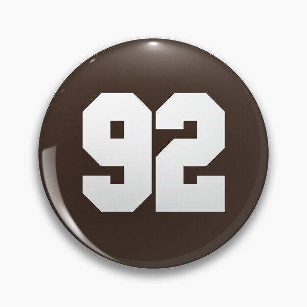Item preview, 92 Number Cleveland Sports Ninety-Two Brown Jersey designed and sold by HelloFromAja.