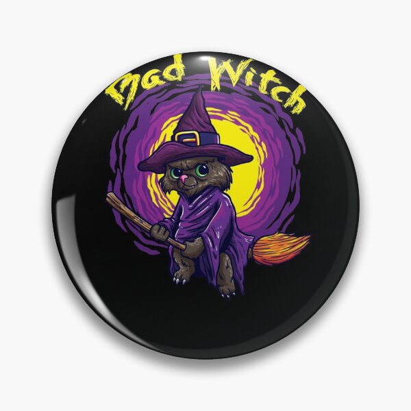 Item preview, Bad Witch  Cat for a Witch riding a broom designed and sold by Alpmedia.