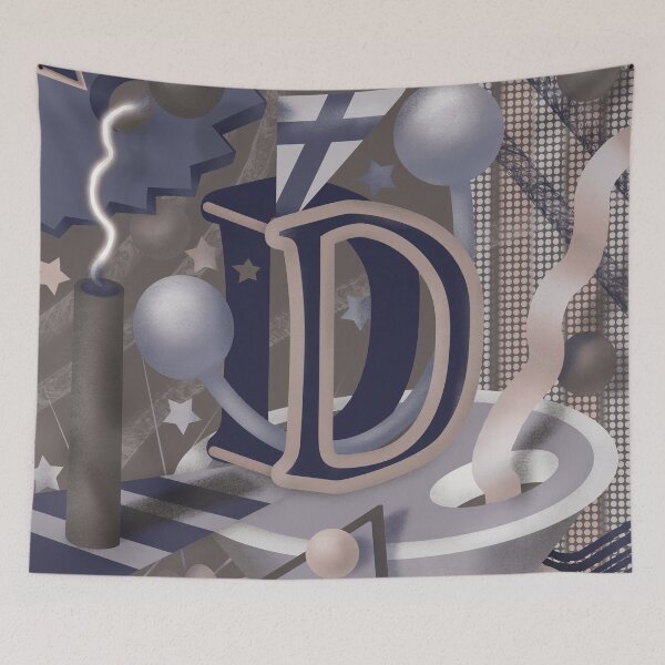 Item preview, Letter D - 2nd variation designed and sold by Julia Rudens.