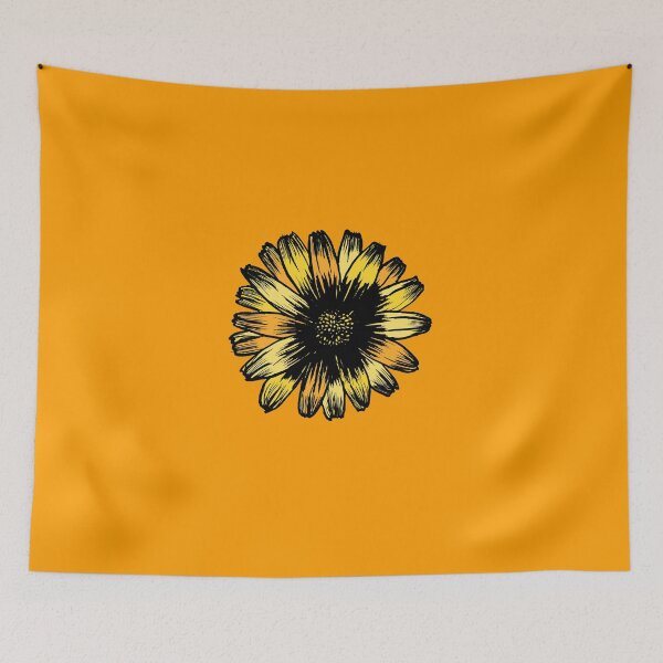 Item preview, Simple hand drawn sun - flower painting designed and sold by Maitri-Sanghvi1.