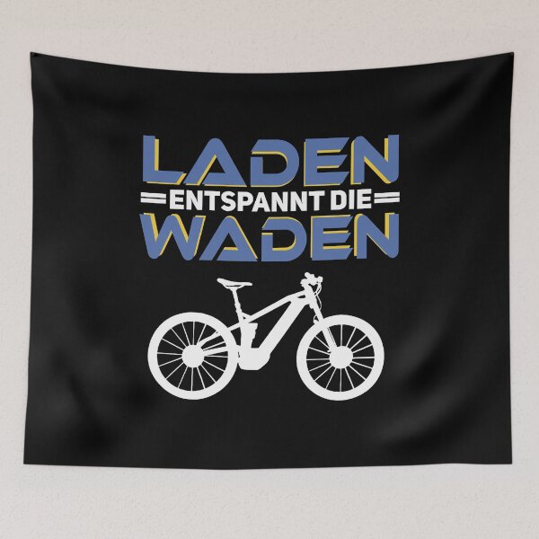 Item preview, Cyclist electric bike e-biker gift designed and sold by 2blackcherries.
