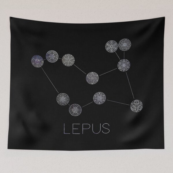 Item preview, Lepus Constellation Mandalas designed and sold by MetaPhyStore.
