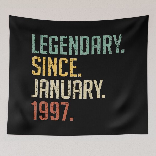 Item preview, Legendary Since January 1997 24th Birthday Gift 24 Years Old Vintage January 1997 designed and sold by Takatv.