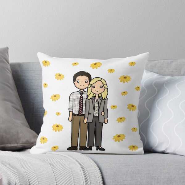 Artikelvorschau, Parks and Rec Ben & Leslie Wildblumen-Wandbild entworfen und verkauft von cutermelon.