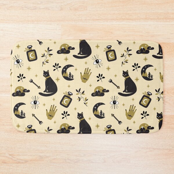Item preview, seamless pattern with magic icons for the holiday halloween designed and sold by Lana1512.