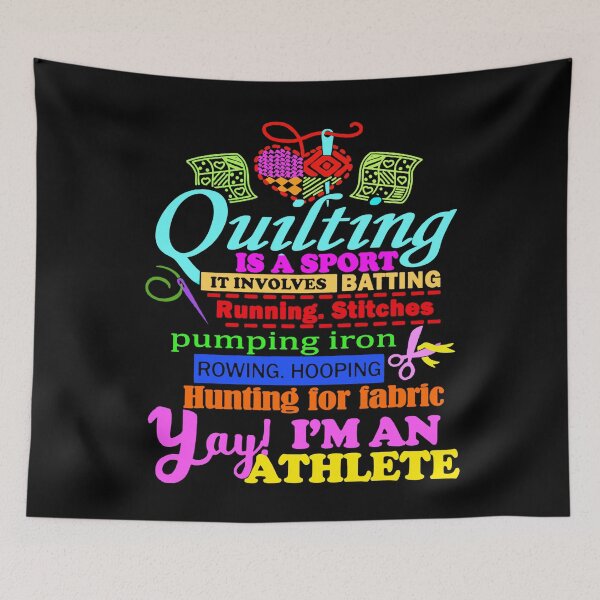 Item preview, Quilting Is A Sport I'm An Athlete Sewing Crochet designed and sold by Charles Brian.