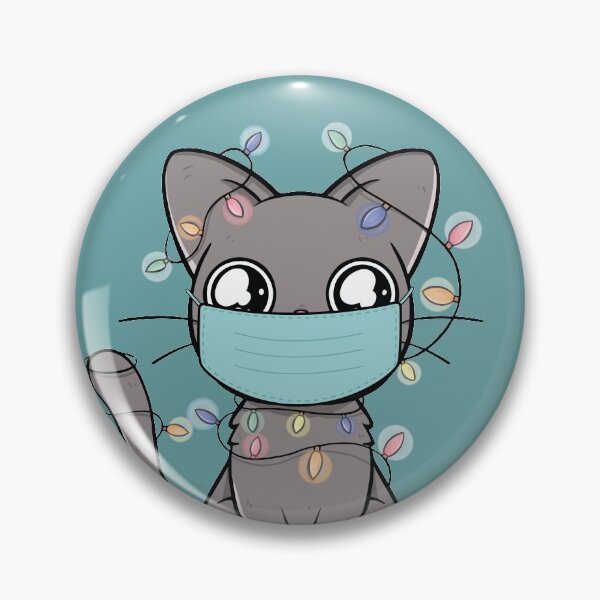 Artikelvorschau, Meowy Christmask Cute Cartoon Weihnachtskatze entworfen und verkauft von CrystalCrush.