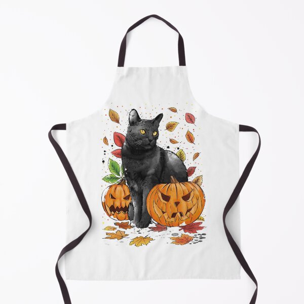 Item preview, Cat Leaves and Pumpkins designed and sold by zoezowie79.