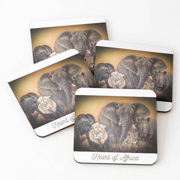 Item preview, Big Five - Heart of Africa designed and sold by Sandra Le Roux.