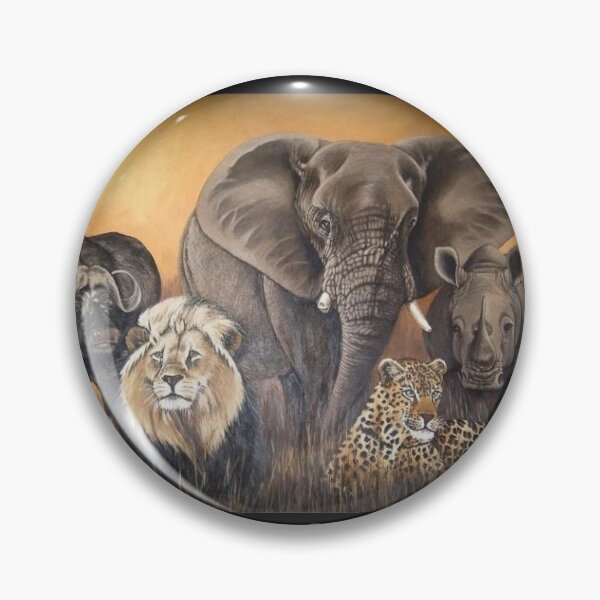 Item preview, Big Five - Heart of Africa designed and sold by Sandra Le Roux.