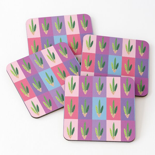 Item preview, Lulav - Warm Pastels Pop Art Grid designed and sold by TillaCrowne.