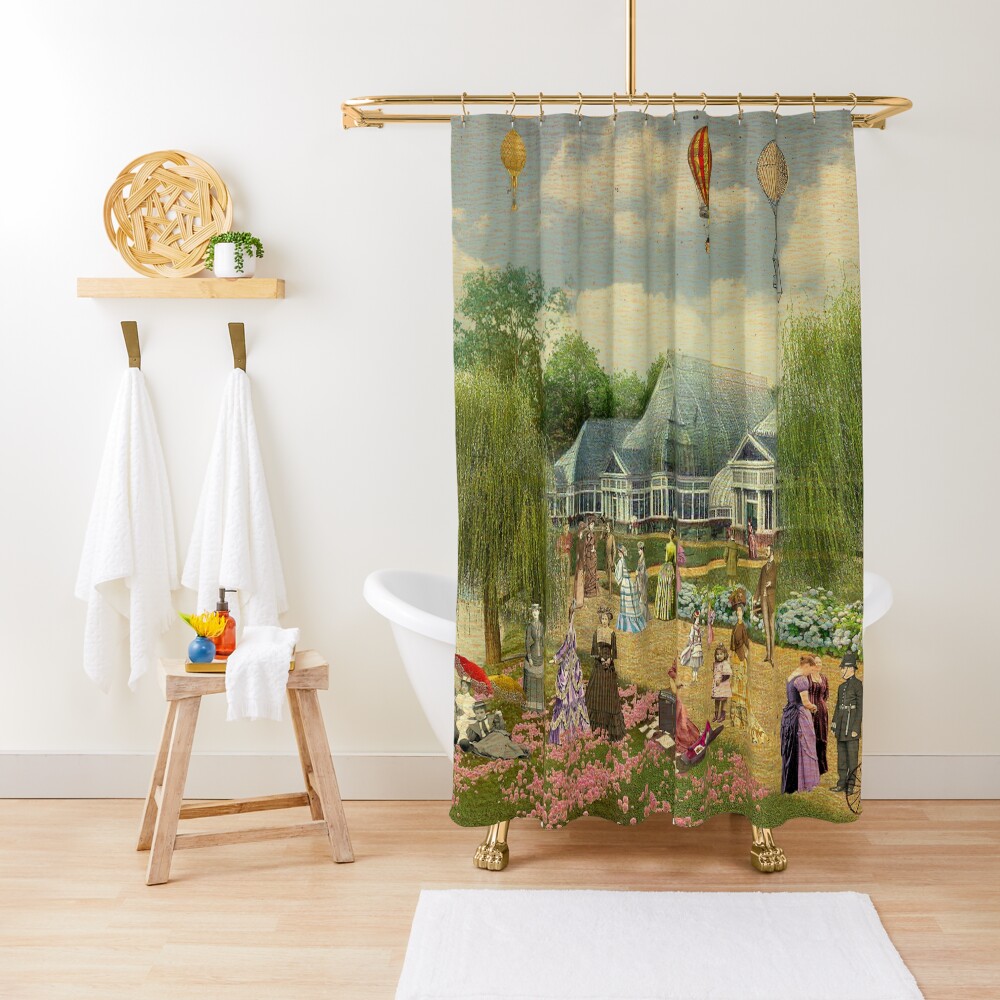 "The Greenhouses" Shower Curtain for Sale by PrivateVices Redbubble