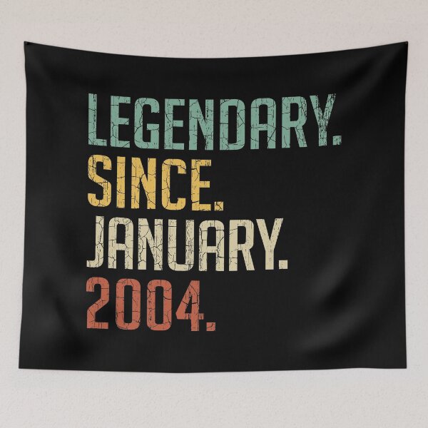 Item preview, Legendary Since January 2004 17th Birthday Gift 17 Years Old Vintage January 2004 designed and sold by Takatv.