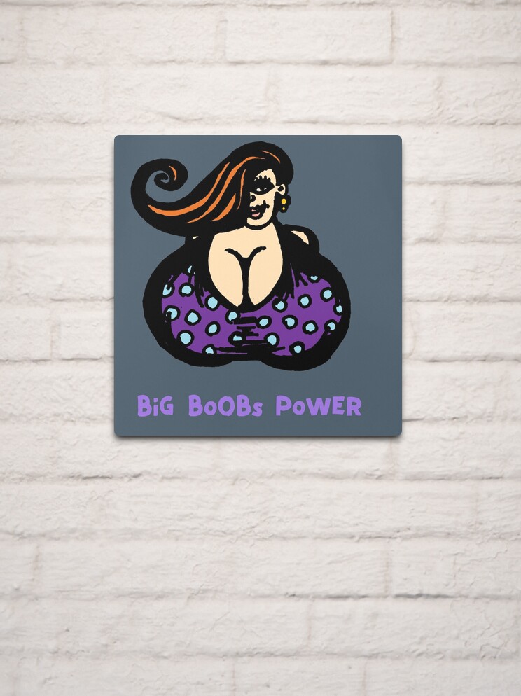 Breasts Big Breasts Small' Poster, picture, metal print, paint by