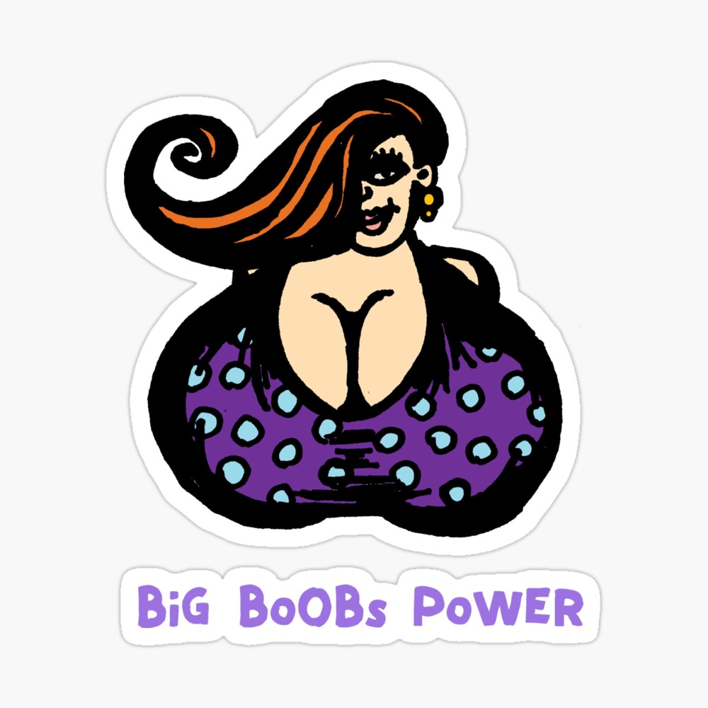 Big Boobs Power 2 | Sticker