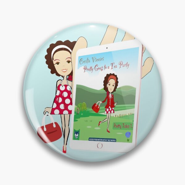 Item preview, Pretty Goes to a Tea Party (Pretty Tales Book 1) by Cecília Vizvári designed and sold by Watercastle Tale Works.