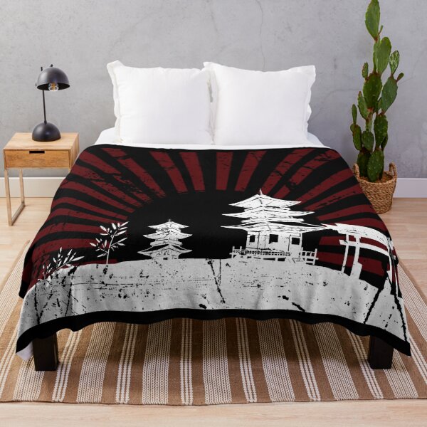 Item preview, Japanese Temple Rising Sun designed and sold by SoccaTamam.