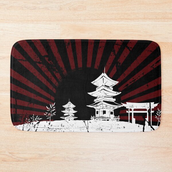 Item preview, Japanese Temple Rising Sun designed and sold by SoccaTamam.