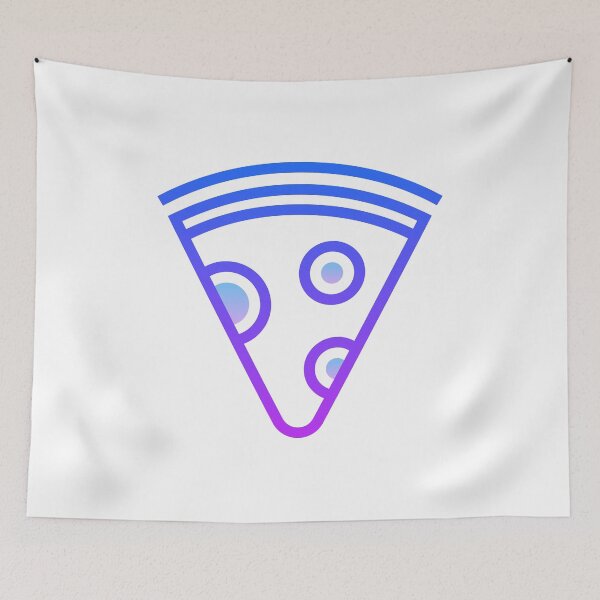 Item preview, Blue Neon Pizza designed and sold by Maria Simone.